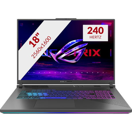 Portátil para juegos Asus ROG Strix G18 G814PM-S9012W 18 (Gris | R9 7940HX | RTX 5060 | 16 GB | 1 TB SSD)