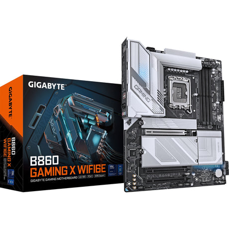 Placa base Gigabyte B860 Gaming x WiFi 6E Socket 1851 (RAID, 2.5GB LAN, WiFi 6E, BT, Sonido, ATX)