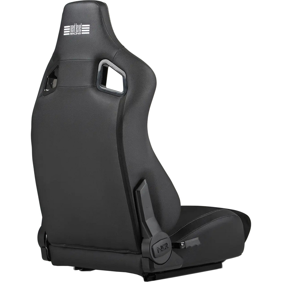 Asiento reclinable de élite ers4 de carreras de siguiente nivel - silla de juego de edición de gamuza de cuero de pu (negro)