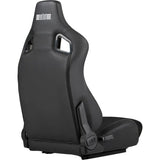 Asiento reclinable de élite ers4 de carreras de siguiente nivel - silla de juego de edición de gamuza de cuero de pu (negro)