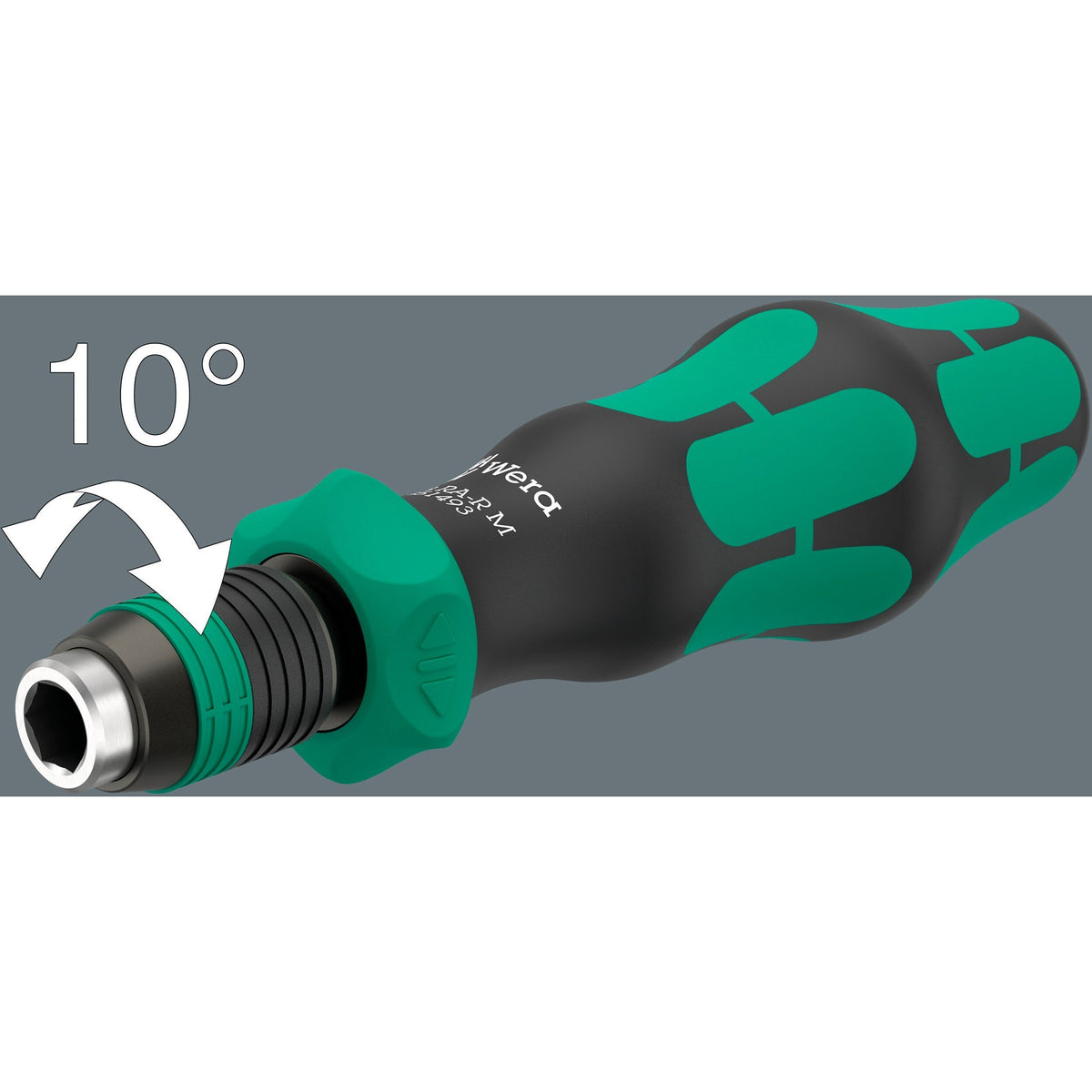 Wera kraftform kompakt 838 ra-r m imperial set juego de 1 punta (negro verde, 15 piezas)