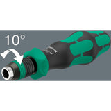 Wera kraftform kompakt 838 ra-r m imperial set juego de 1 punta (negro verde, 15 piezas)