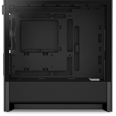 Carcasa de torre midi Nzxt h3 flow (negro (mate) | 1x USB-A | 1x USB-C | vidrio templado)