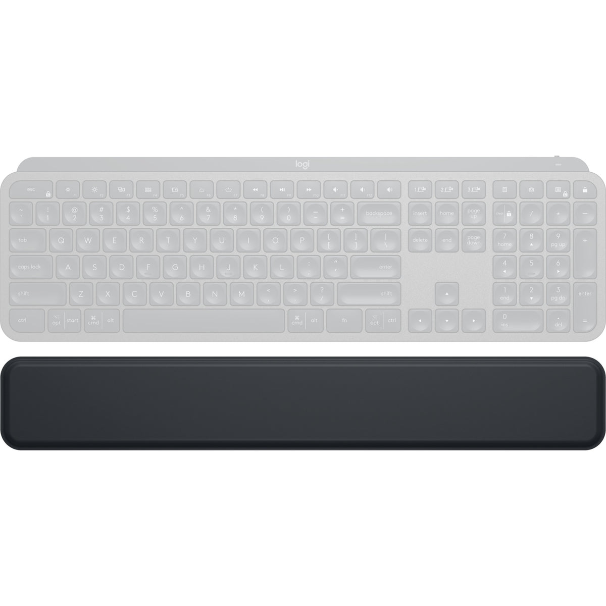 Reposamuñecas Logitech MX Palm Rest (negro, 956-000001)