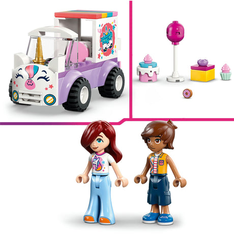 Lego friends 42675 coche de reparto de tartas de unicornio