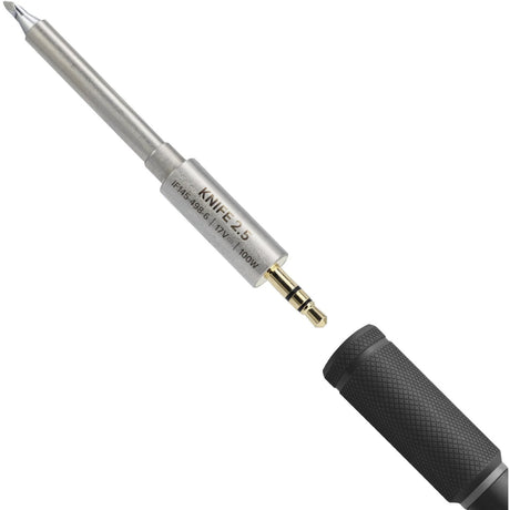 Punta de soldadura Ifixit fixhub, en forma de cuchillo, soldador de 2,5 mm (plata)