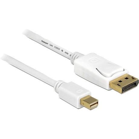 Delock mini displayport > adaptador displayport (blanco, 3 metros)
