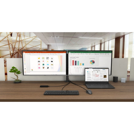 I-tec USB-C HDMI DP Docking Station con suministro de energía 65 W + cargador universal 77 W (negro)