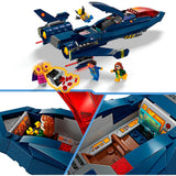 Lego marvel - juguete de construcción x-men x-jet (76281)