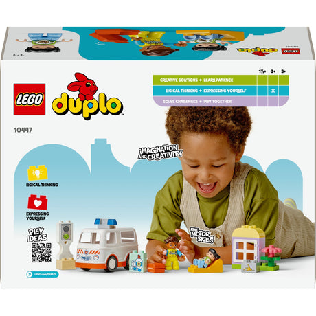 Lego Duplo Town 10447 Ambulancia con conductor