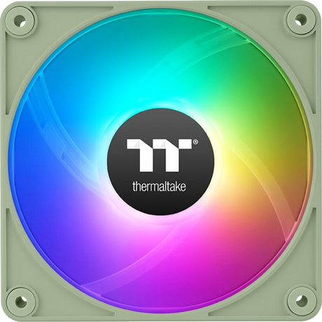 Thermaltake ct120 ex inversa argb sync ventilador de refrigeración para pc matcha verde (paquete de 3 ventiladores) ventiladores de caja (verde claro, 3 piezas, 120 x 120 x 25 mm, pwm)