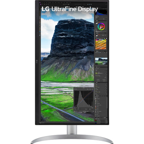 Monitor LG Ultrafine 27UQ850V-W 27 4K UHD (Blanco Plata, 2x HDMI, Display Port, 2x USB-A, USB-B, USB-C)