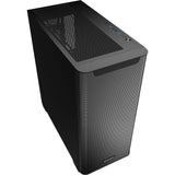 Carcasa midi tower negra Sharkoon m30 (negro | 2x USB-A | 1x USB-C)