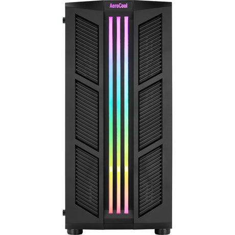 Carcasa Aerocool Prime V2 Midi Tower (negro | 2x USB-A | RGB | ventana)