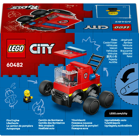 Lego city 60482 vehículos camión de bomberos