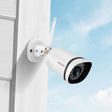 Foscam fi9911w, cámara de seguridad ip exterior wifi 3mp (blanca)