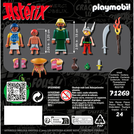Playmobil Astérix - la tarta envenenada de Plurkis juguetes de construcción (71269)
