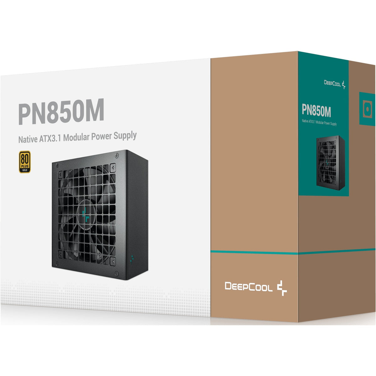 Fuente de alimentación modular Deepcool pn850m de 850 vatios (negro, 3x pcie)