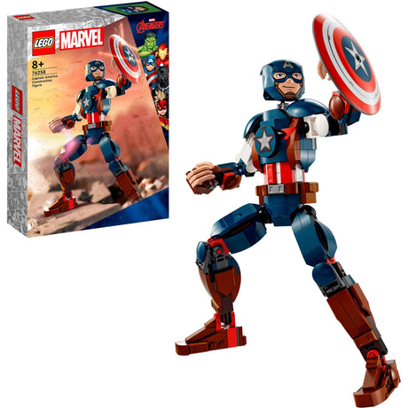 Lego super héroes 76258 figura de construcción capitán américa