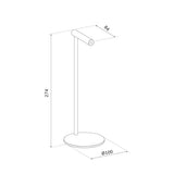 Soporte para auriculares Neomounts ads11-170sl (plateado)