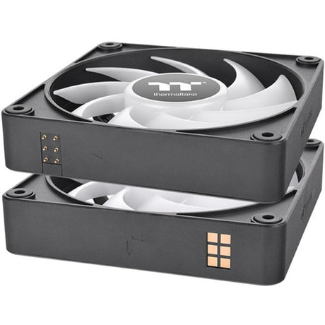 Thermaltake ct120 ex argb sync ventilador de refrigeración para pc (paquete de 3 ventiladores) ventiladores de caja (negro, 3 piezas, 120 x 120 x 25 mm, pwm)