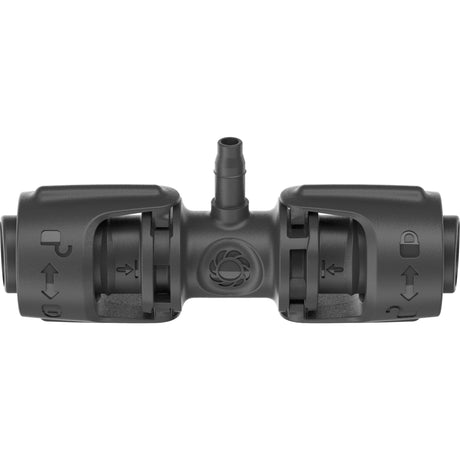 Conexión en T del sistema de microgoteo Gardena 1 2” – 3 16 (gris oscuro)
