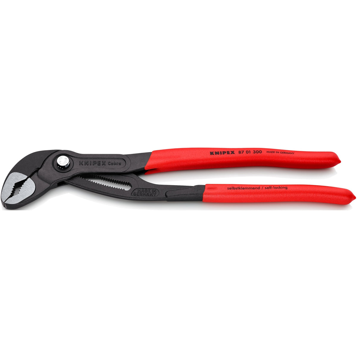 Alicates para bomba de agua Knipex cobra 8701300 (rojo, 300 mm)
