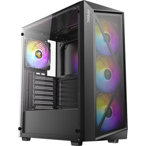 Carcasa torre midi Antec ax67 argb (negro | 3x usb-a | vidrio templado)