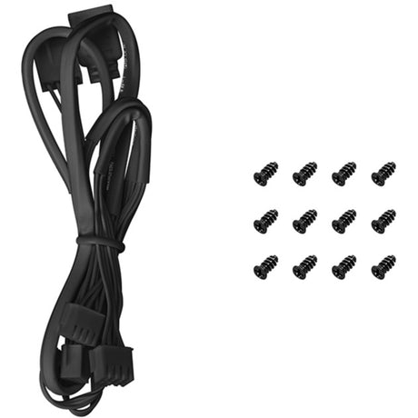 Ventiladores de caja Deepcool fd12 argb (negro, 3 piezas, 120 x 120 x 25 mm, pwm, 3 piezas, conector de ventilador pwm de 4 pines)