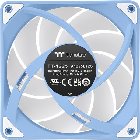 Thermaltake ct120 ex argb sync ventilador de refrigeración para pc azul hortensia (paquete de 3 ventiladores) ventiladores de caja (azul claro, 3 piezas, 120 x 120 x 25 mm, pwm)