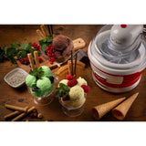 Máquina para hacer helados Ariete party time 0643 00 (rojo blanco)