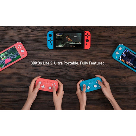 Gamepad 8bitdo lite 2 rosa (rosa, android, switch, raspberry pi)