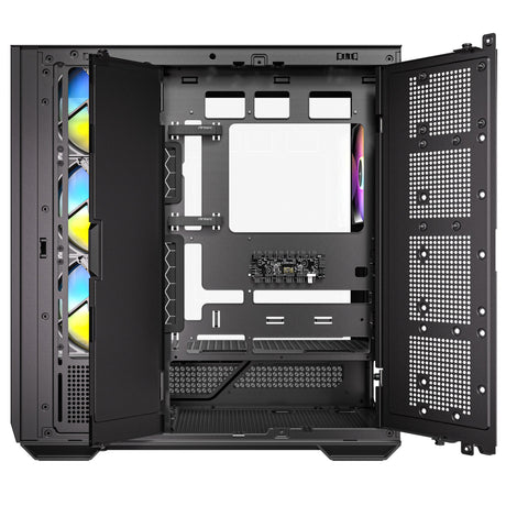 Carcasa torre midi Antec c7 argb (negro | 2x USB-A | 1x USB-C | vidrio templado)