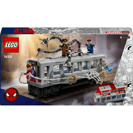Lego® marvel escena del metro de spider-man vs. doc ock - 76321
