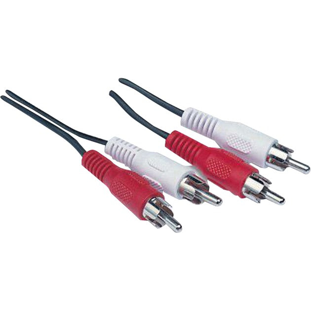 Goobay 2x cable tulip (negro, 10 metros, estéreo)
