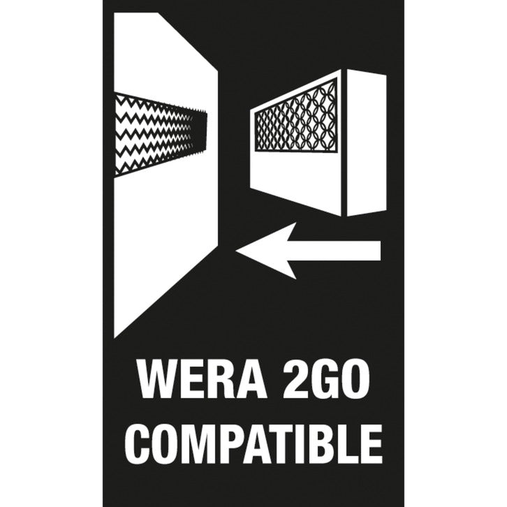 Bolsa de transporte para herramientas Wera 2go 4 (negro)