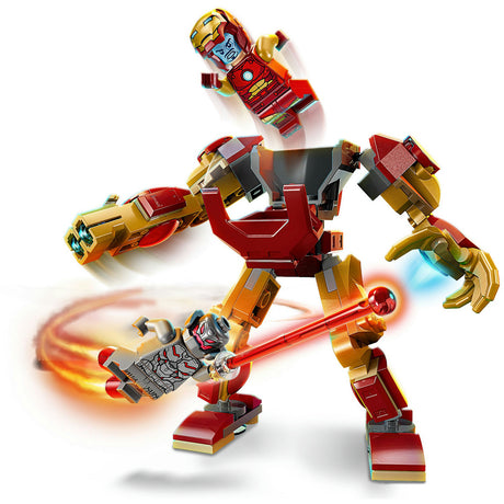 Lego® marvel set de juego iron man mech vs. ultron - 76307