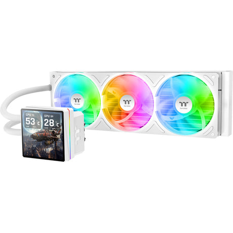 Thermaltake TH360 V3 Ultra ARGB Sync AIO Enfriador líquido - Refrigeración por agua Edición Nieve (Blanco)