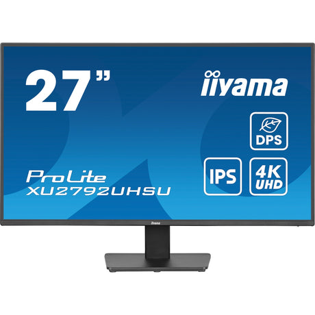 Monitor iiyama prolite xu2792uhsu-b6 27 4k uhd (negro, hdmi, display port, 3x usb-a, usb-b, usb-c)
