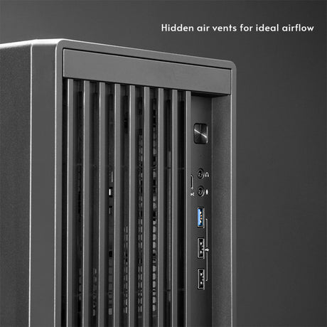 Carcasa mini torre Chieftec uni bs-20b-op (negro | 3x USB-A | 1x USB-C)
