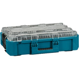 Makita Maktrak Organizer Caja de herramientas mediana P-91045 (Azul Negro)