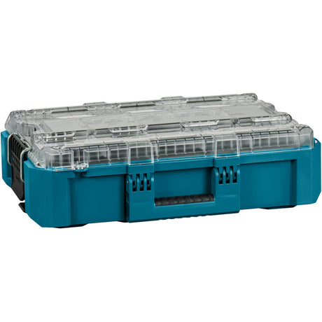 Makita Maktrak Organizer Caja de herramientas mediana P-91045 (Azul Negro)