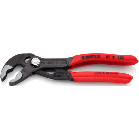 Knipex cobra - alicates ajustables para bombas de agua - 125mm - mango antideslizante