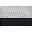 Reposamuñecas de silicona Keychron para reposamuñecas K3 K3 Pro K3 Max K7 K7 Pro (negro, perfil bajo)