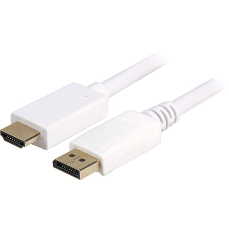Sharkoon displayport 1.2 > adaptador hdmi (blanco, 1 metro, 4k)