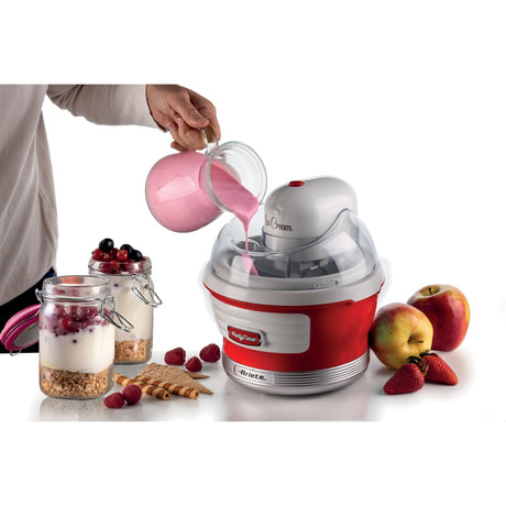 Máquina para hacer helados Ariete party time 0643 00 (rojo blanco)