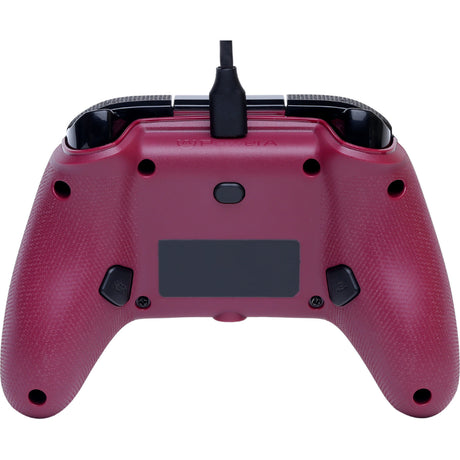 Controlador con cable Powera Advantage Plus para Xbox Series X|s - Rubí (rojo oscuro, Xbox Series X|s, Xbox One, PC)
