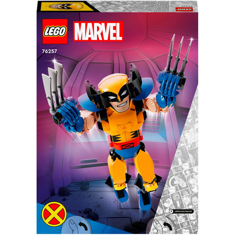 Lego marvel - juguete de construcción figura de construcción de lobezno (76257)