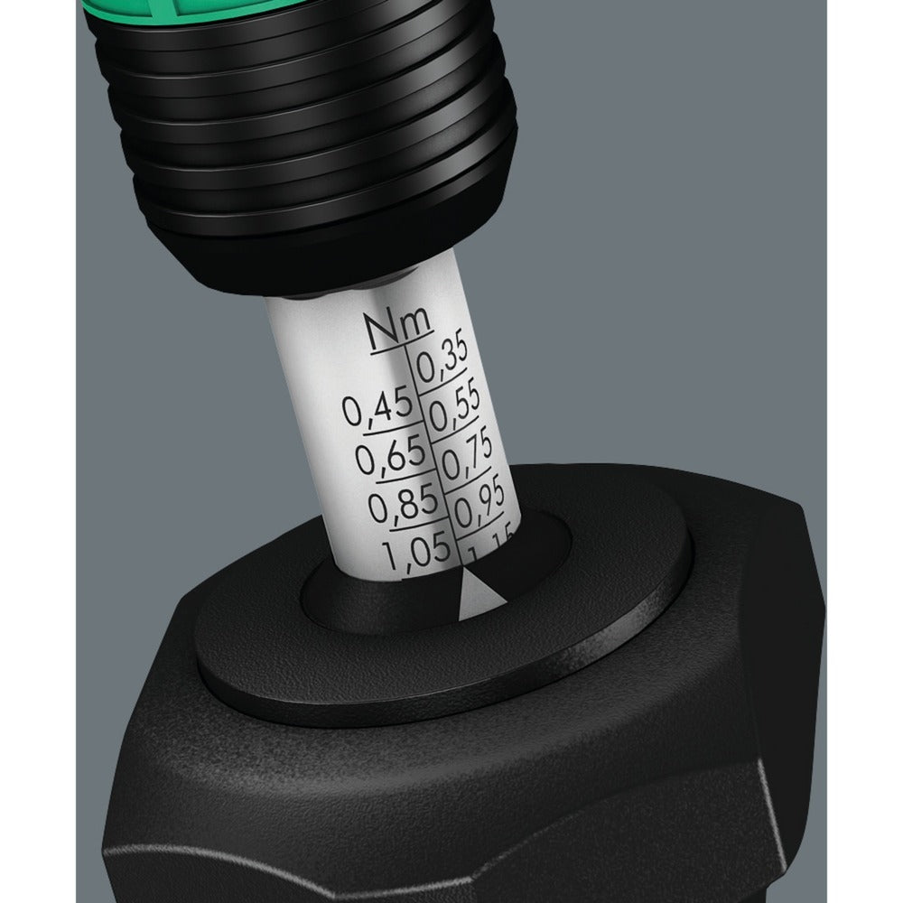 Wera 7441 Destornillador dinamométrico ajustable Kraftform con soporte de cambio rápido Rapidaptor, 1 4 pulgadas, 1,2 - 3,0 nm - 1 pieza(s) - 05074701001