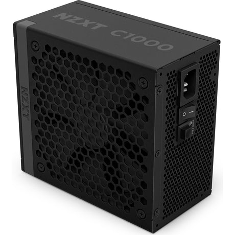 Fuente de alimentación modular nzxt c1000 gold atx 3.1 de 1000 vatios (negro, 1x 12v-2x6, 3x pcie)